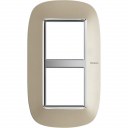 Bticino Axolute  ELLIPTIC light titanium Rāmis 2 vietigs - vertikāls