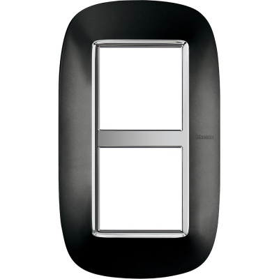 Axolute Рамка ELLIPTIC антрацит 2 местная - для вертикального монтажа