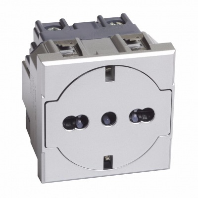 Axolute tech Розетка FLAT 2P+E. детская защита