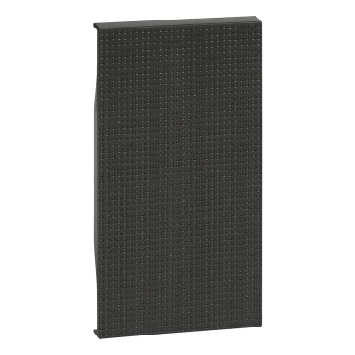 LivingNow melns Centrālā plate zvanam 2 moduļi