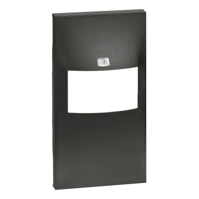 LivingNow black Cover plate Sensor IR 2 modules