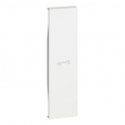 LivingNow white Rocker 1 module with key symbol