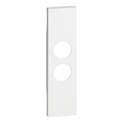LivingNow white Cover plate TV SAT 1 module