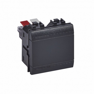 Bticino Living Light anthracite Two-way Switch 2 modules
