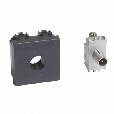 Bticino Living Light Socket TV STAR 2 modules - set with 3 color central plates