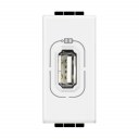 Bticino Living Light balts Rozete USB 1 modulis Type C