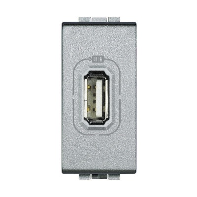 Bticino Living Light tech Socket USB 1 module Type C