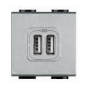 Bticino Living Light tech Rozete USB 2 moduļi Type C