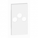 LivingNow white Cover plate TV R SAT