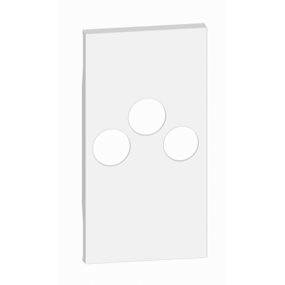 LivingNow white Cover plate TV R SAT