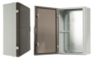 Korpuss v/a  610x410x202  ar mont. plat. UV iztur.        IP65