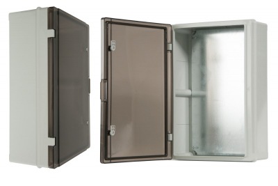 Korpuss v/a  610x410x202  ar mont. plat. UV iztur.        IP65