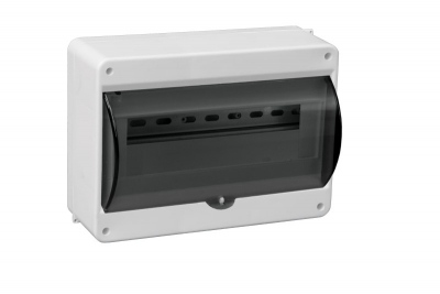 Корпус S-12 с с дымном стеклом, (IP 30)  НОВИНКА