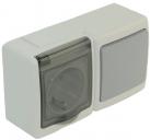 Wylacznik BETA1, pojedynczy, jednobiegunowy z gniazdem BETA1, pojed.,