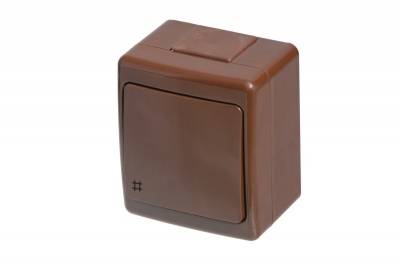 BETA Krustslēdzis virsapmetuma brūns  IP44