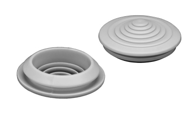 Резиновый сальник 16, серый