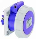 Rozete zemapmetuma 2P16A 24V Violet IP67