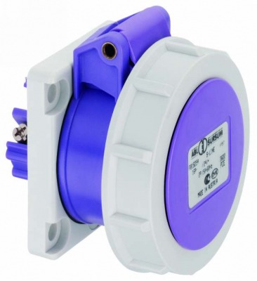 Rozete zemapmetuma 2P16A 24V Violet IP67