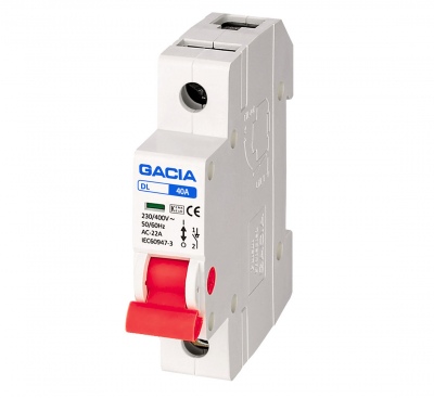 DL-125 1P 40A модульный выключатель нагрузки