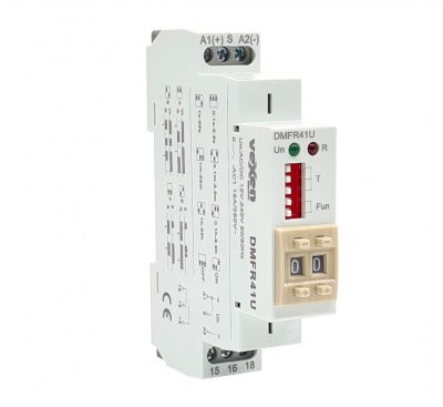 DMFR41U Multifunctional digital time relay 1CO 16A AC/DC 12-230V