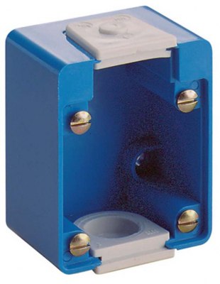 Rozete sadalēm kārba virsapmetuma melna (38x38)