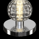Maytoni Collar Galda lampa 18W 3000K 300lm Chrome no Metal Augstums - 450, diametrs -180