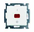 B55 balts Switch with rocker 1gang DP