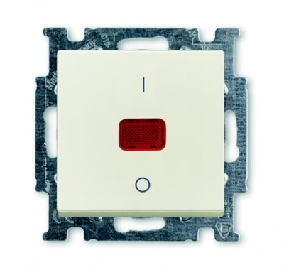 B55 chalet-white Switch with rocker 1gang DP