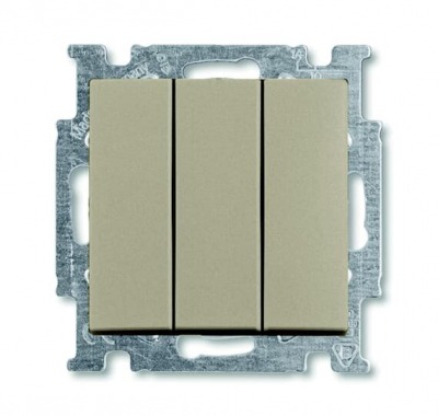 106/3/1 UC-93-507 Switch with rocker 3gang 1way, SP