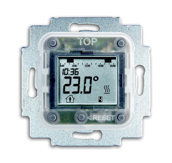 1098 U-101 Room thermostat, flush-mounted Change-over contact, setpoint indication, timer