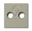 1743-93-507 Cover plate as cover for standard Radio/TV/SAT socket outlets