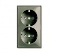 20-02 EUJKS-93-507 Double SCHUKOВ socket outlets shuttered