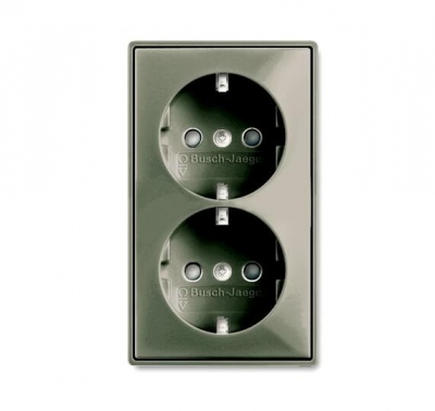 20-02 EUJKS-93-507 Double SCHUKOВ socket outlets shuttered
