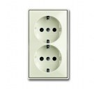20-02 EUJKS-96-507 Double SCHUKOВ socket outlets shuttered