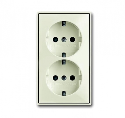 20-02 EUJKS-96-507 Double SCHUKOВ socket outlets shuttered