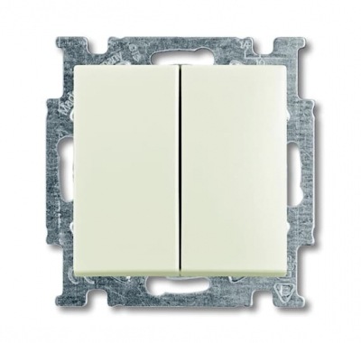 B55 chalet-white Slēdzis 1+1