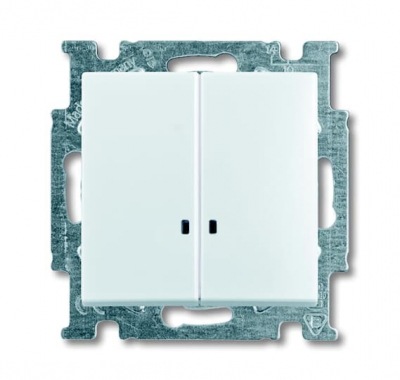 2006/5 UCGL-94-507 Switch with rocker 2gang 1way