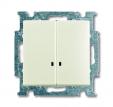B55 chalet-white Slēdzis 1+1 ar indikāciju