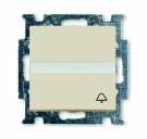 B55 bēšs 2026 UCN/KL-92-507 Push switch with rocker with doorbell symbol and labeling field