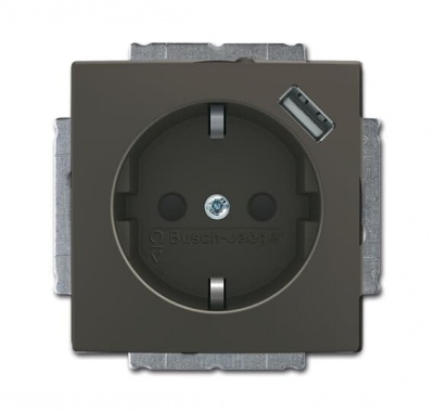 20 EUCBUSB-93-507 SCHUKOВ USB socket outlet shuttered