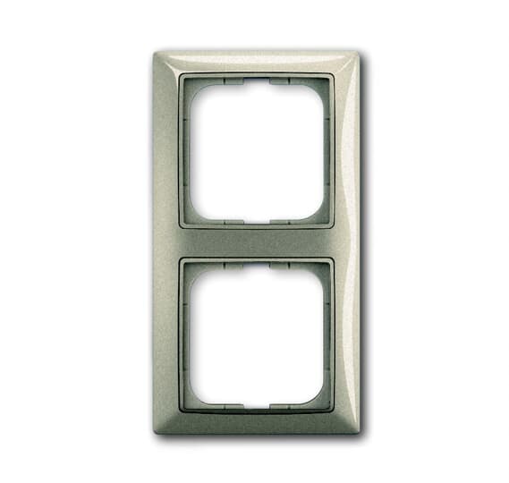 2512-93-507 Cover frame with decorative styling frame 2gang frame