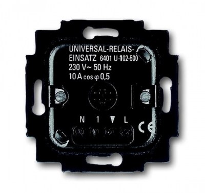 BJ  6401 U-102-500 Busch-Universal relay switch insert