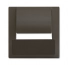 B55 chateau-black Cover plate for Busch-PowerDock