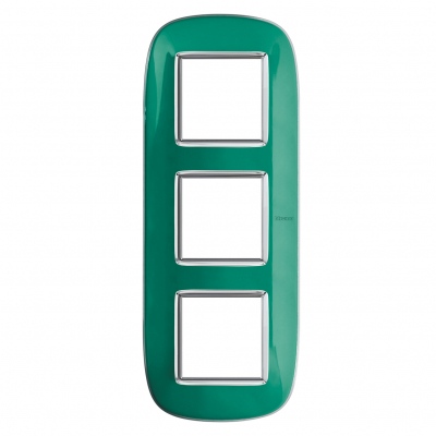 Bticino Axolute  ELLIPTIC liquid green Rāmis 3 vietigs