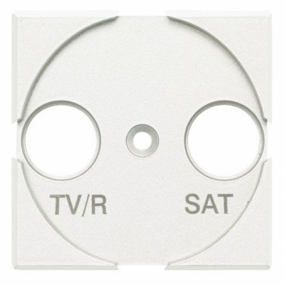 Axolute white Cover plate TV-FM