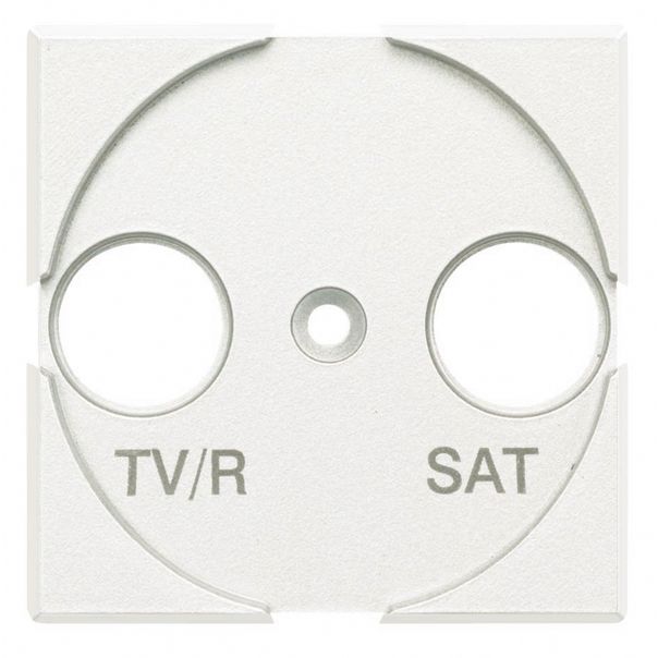 Axolute white Cover plate TV/FM - SAT