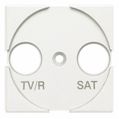 Axolute white Cover plate TV/FM - SAT