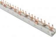 G-3L-1000/10 C MCB busbar 10mm 3 phases, fork type, 1m, 57 modules