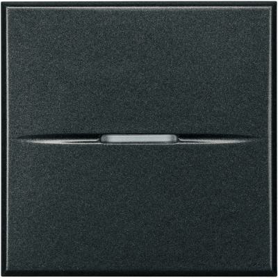 Axolute anthracite Four-way switch with screw terminals 2 modules