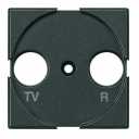 Axolute anthracite Cover plate TV-FM